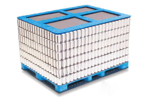 Labeling Options HUADING 1422*1118*115 Stackable Plastic Pallet for Cans Distribution
