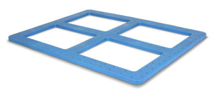 Labeling Options HUADING 1422*1118*115 Stackable Plastic Pallet for Cans Distribution