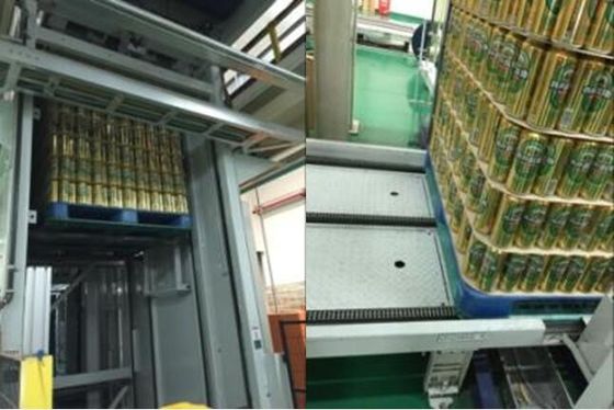 Labeling Options HUADING 1422*1118*115 Stackable Plastic Pallet for Cans Distribution