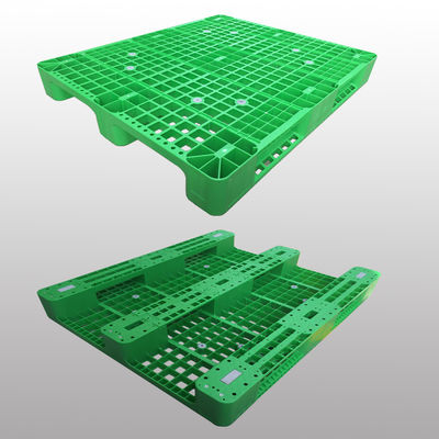 1200x1000 HUADING Standard Green Plastic Containment Pallet Single Faced Labeling Options