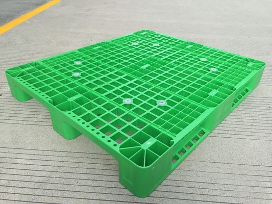 1200x1000 HUADING Standard Green Plastic Containment Pallet Single Faced Labeling Options
