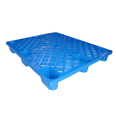 Single Faced Style HUADING Plastic Pallet Injection Molding No Wood Black Recyclable