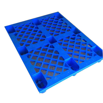 Single Faced Style HUADING Plastic Pallet Injection Molding No Wood Black Recyclable