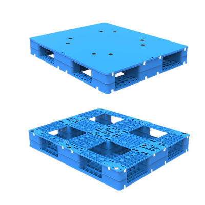 6 T Static Load HDPE Material High Loading Plastic Pallet 1200*1000 for Production Line