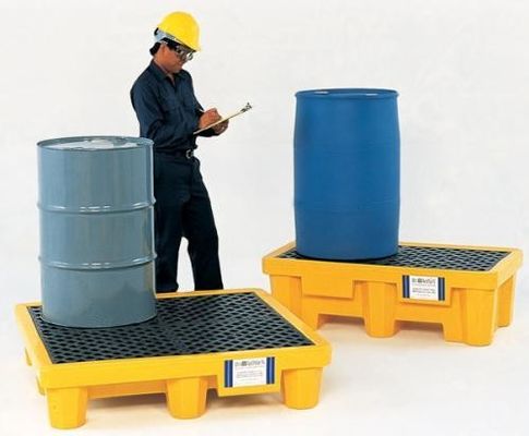 CE/SGS/ISO9001 Certified HUADING Heavy Duty Industry Spill Pallet 4-Way Entry Type