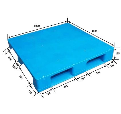Industry Pallet HUADING 1000*1000 Single Face Plastic Pallet for Dynamic Load 1.5T