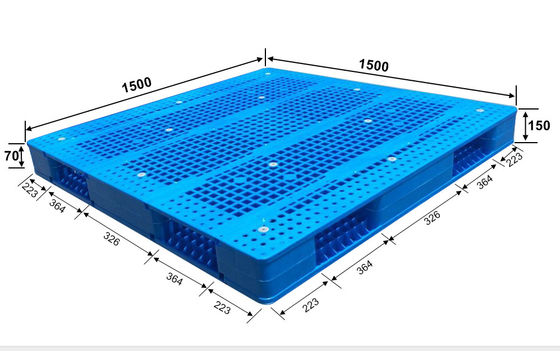 Reversible Double Face Flat Stacking Plastic Pallet Large Size Dynamic Load 1000kg