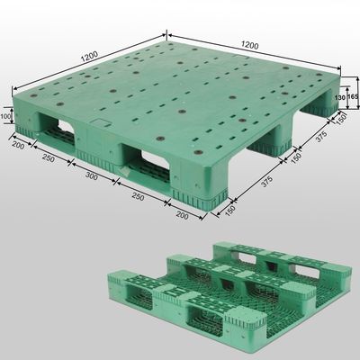Logos and Numberings on Request HUADING 1212 Plastic Pallet for Easy Identification