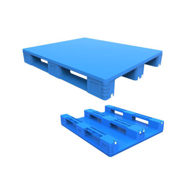Static Load 6T 4-Way Entry Type HUADING 1200*1000 Euro Plastic Pallet for Storage Shelves
