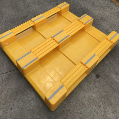 HUADING Single Face Medical Plastic Pallet for Food Racking Load 1T 1300*1100*150mm