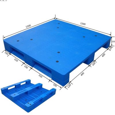 Medicine Pallet with Dynamic Load 1.5T 1200*1200*150mm Close Decks Plastic Pallet