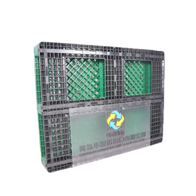 Large Size Stacking Plastic Pallet by HUADING Grid Double Faced for Racking System