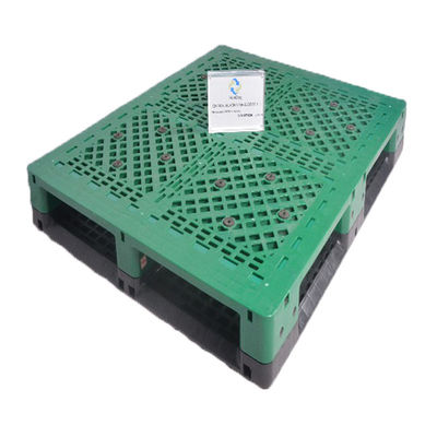 Large Size Stacking Plastic Pallet by HUADING Grid Double Faced for Racking System