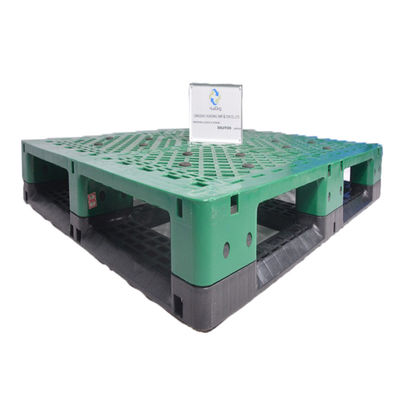 Large Size Stacking Plastic Pallet by HUADING Grid Double Faced for Racking System