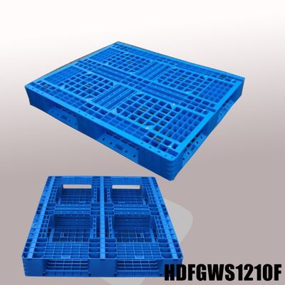 L1200*W1000*H150 Mm Dynamic Load 1.5T Large Full Perimeter Stackable Plastic Pallets
