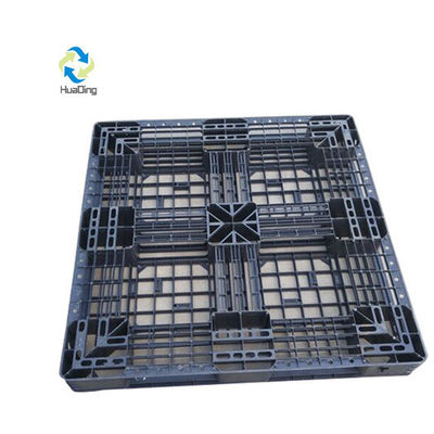 HUADING 1100*1100mm Recycled HDPE One Way Plastic Pallet for Dynamic Load of 0.6T