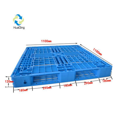 HUADING 1100*1100mm Recycled HDPE One Way Plastic Pallet for Dynamic Load of 0.6T