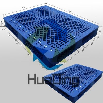 HUADING 1100*1100mm Recycled HDPE One Way Plastic Pallet for Dynamic Load of 0.6T