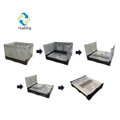 Collapsible Logistics Pallet Boxes for Fruit Transport 1120*920*700mm 100-400kg/layer