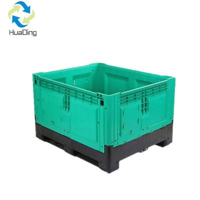 Dynamic Load 1T Collapsible Pallet Box for Fruit Storage 1200*1000*760mm Ventilation