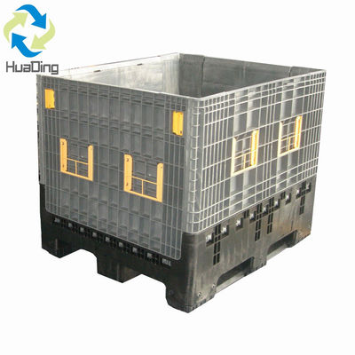 Transport Folding Container Plastic Collapsible Pallet Box Embossing Printing Handling