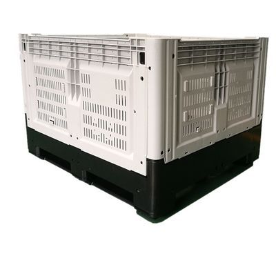1200*1000*810mm Foldable Plastic Pallet Box Food Grade Container with 1T Dynamic Load
