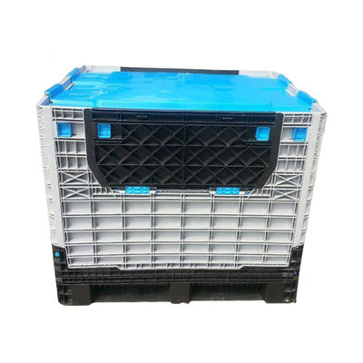 Foldable and Collapsible Plastic Pallet Box 50.00kgs Capacity for Heavy Duty Loading
