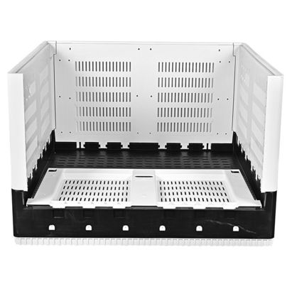 Single Faced HDPE Foldable Plastic Container Bin for Warehouse Storage in Australia
