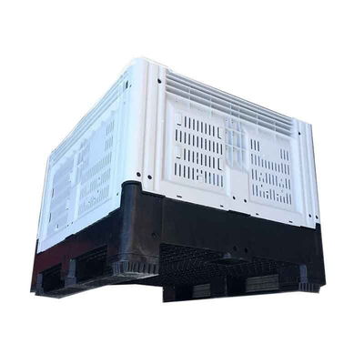 1 Ton 4 Ton/layer Capacity Gray Plastic Pallet Bins and Containers for Bulk Stacking