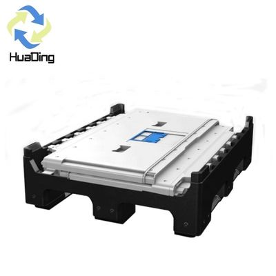 1T Dynamic Load Food Storage Collapsible Plastic Pallet Container with Lids and Bins