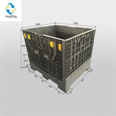 HDPE Material Foldable Plastic Pallet Box for Convenient Transportation Solutions