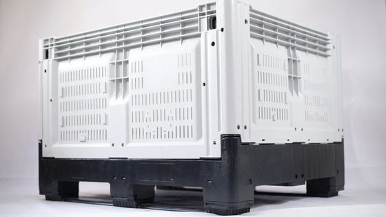 Collapsible Grid Plastic Pallet Box for Convenient Transportation and Storage