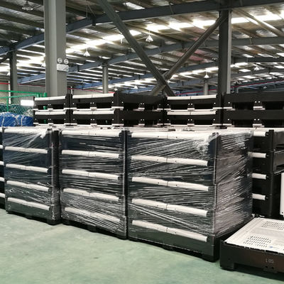 Folding Recyclable Plastic Grid Pallet Box for Customized Logistic and Transportation