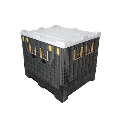 Securely Store Auto Parts and Foods with Folding Heavy Duty Plastic EU Containers