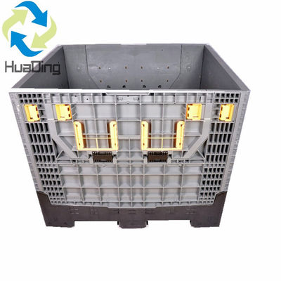 55.50kgs Load Capacity Large Foldable Plastic Virgin HDPE Industry Pallet Container