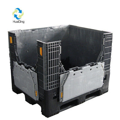 Dynamic Load 1.2T Collapsible Bulk Container with Lid Labeling Options Depending on Volume