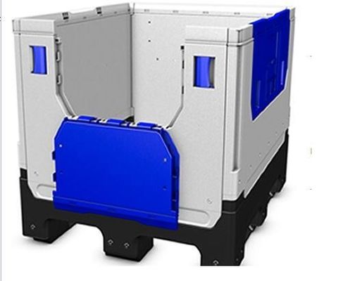 Dynamic Load 1.2T Collapsible Bulk Container with Lid Labeling Options Depending on Volume