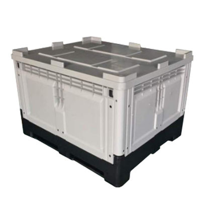 Large Foldable Plastic Pallet Box Convenient Storage Solution Capacity 100-400kg/layer