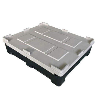 Large Foldable Plastic Pallet Box Convenient Storage Solution Capacity 100-400kg/layer