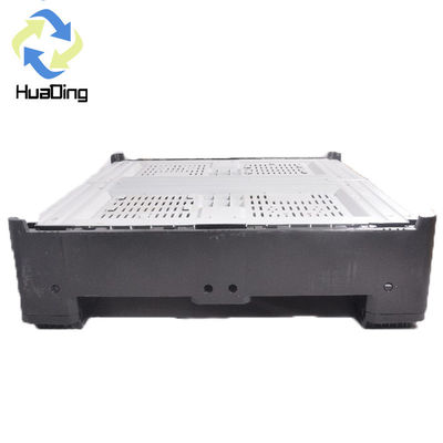 Large Bulk Storage Foldable Pallet Box for Fruits and Vegetables Dynamic Load 1T