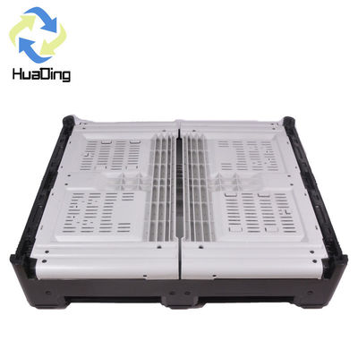 Large Bulk Storage Foldable Pallet Box for Fruits and Vegetables Dynamic Load 1T