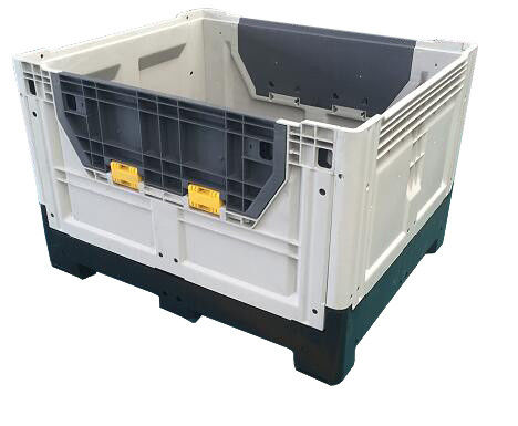 Distribution with Large Collapsible Plastic Pallet Bin and Capacity Requirements