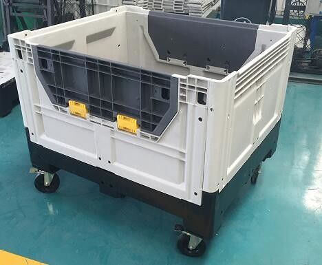 Distribution with Large Collapsible Plastic Pallet Bin and Capacity Requirements