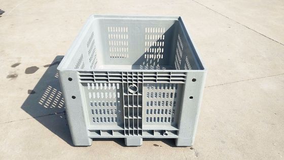 Storage Solution HUADING Stackable Turnover Plastic Pallet Box for Industry Needs