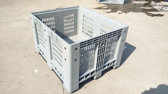 Storage Solution HUADING Stackable Turnover Plastic Pallet Box for Industry Needs