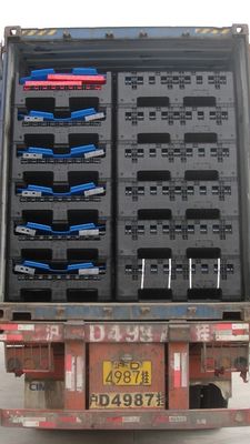 Plastic Storage Pallet Box with Handles 1.2T Dynamic Load 4T Static Load Capacity