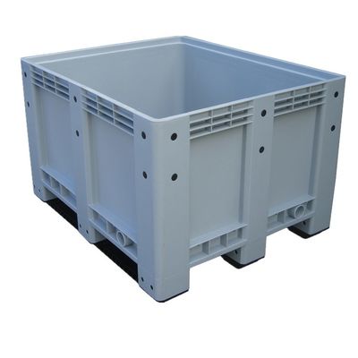 1T Dynamic Load Plastic Pallet Box with 820L High Capacity and 1200*1000*760mm Size