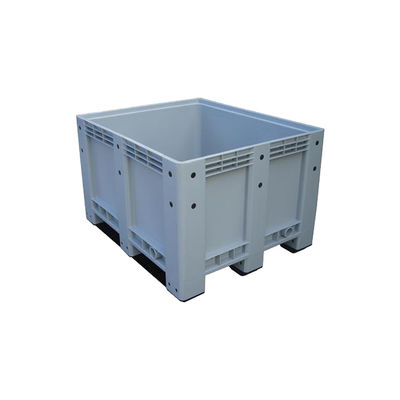 1125x925x615mm HDPE Pallet Box for Storage Single Faced 4 Way Entry 100-400kg/Layer