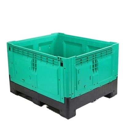 HUADING Foldable Plastic Storage Bin Collapsible Pallet Box with Large Capacity of 1T