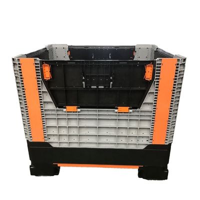 Stackable Collapsible Plastic Mega Bin Pallet Box HUADING for Easy Transportation